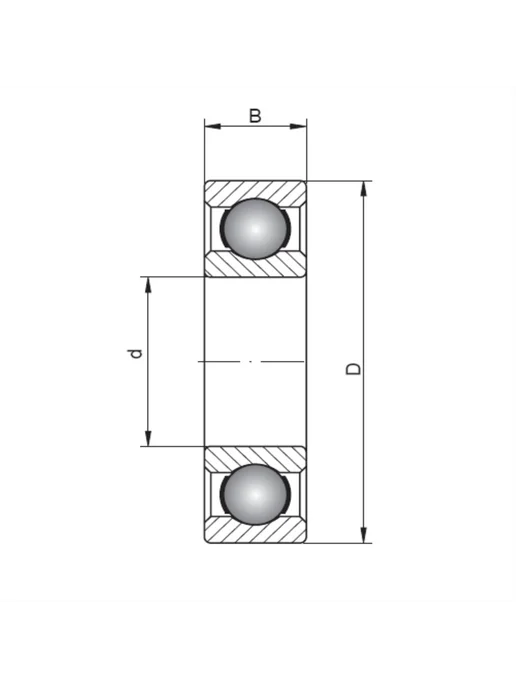 STARTEC Подшипник SR133.P6 STC (2.38x4.762x1.588), 2.38x4.762x1.588, фото 2