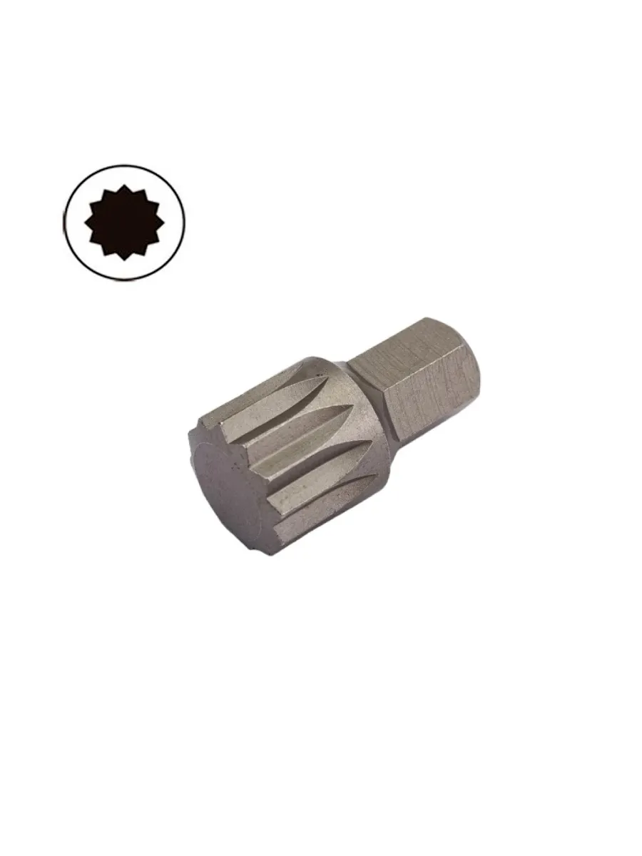 1/2" головка бита spline 12-лучевая m12 (55ммl). Бита ombra xzn12 30мм (531712). Головка бита 12 лучевая торцевая m10 sata. Бита торкс т60 forsage. Бита 12 гранная м10.