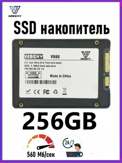 SSD диск V880 SATA 3 6Gb s 256GB VASEKY 286727802 купить за 1 668 ₽ в интернет-магазине Wildberries