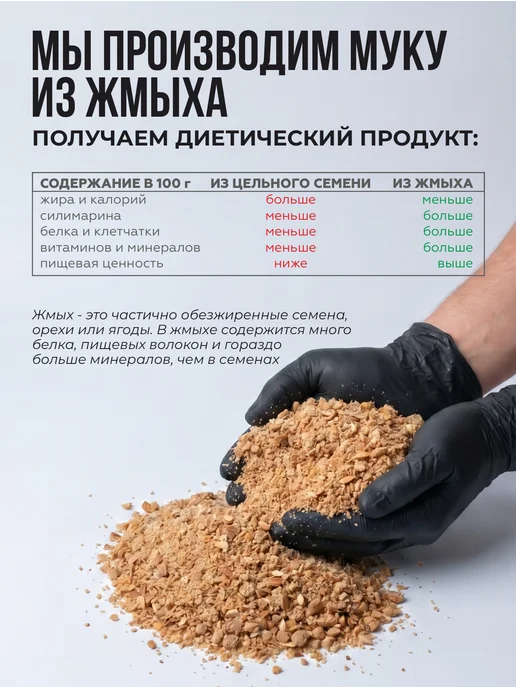 Давим масло Мука абрикосовой косточки для выпечки без глютена 1 кг, 1 кг, фото 5