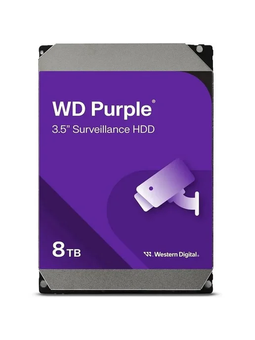 Western Digital Серверный жесткий диск 3.5" 8TB Purple( WD85PURZ), 8 ТБ, 6 ГБ, фото 2