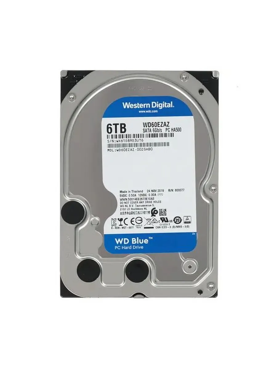 Жесткий диск 6TB SATA 6Gb/s WD60EZAX