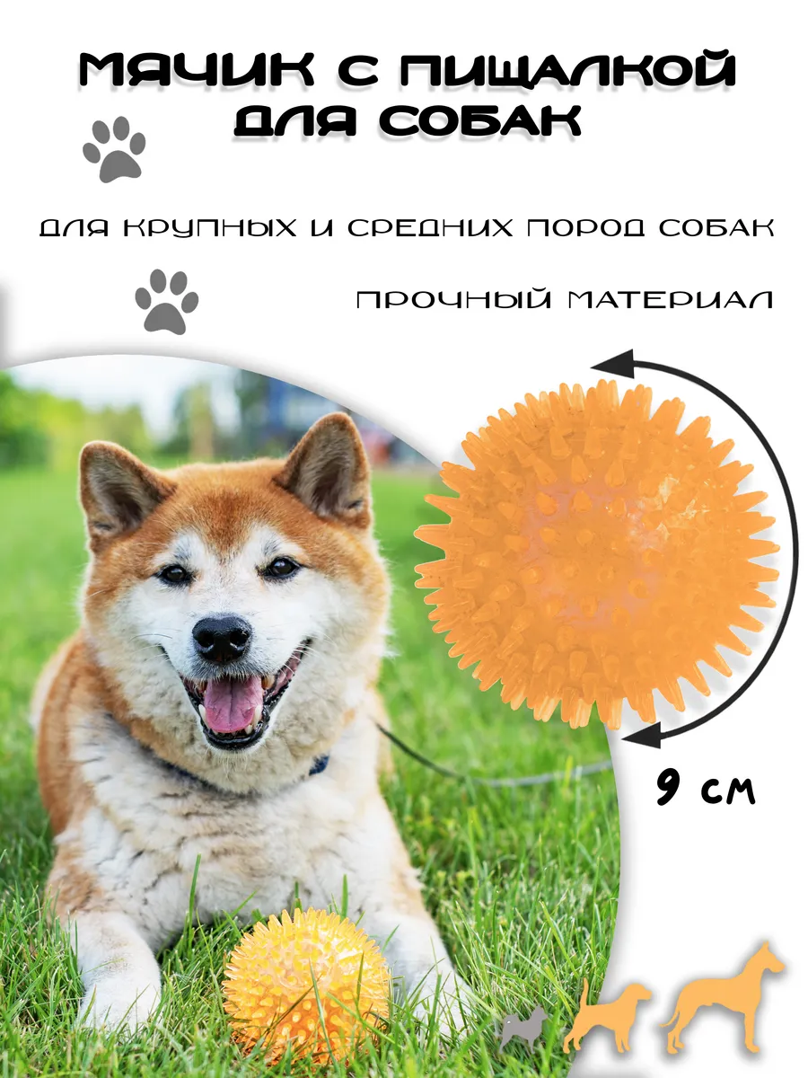 Мячик для собак крупных пород