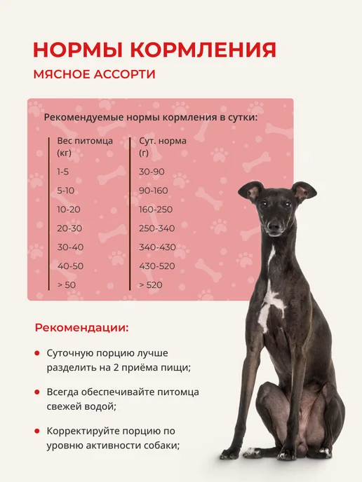 Сухой корм А-ВЕЛЕС-ХАН Ассорти для собак, мясо, 4 кг, фото 5