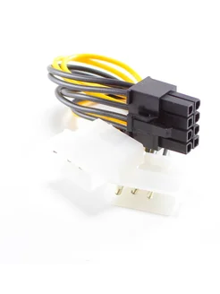 Переходник 2 MOLEX - ATX 8pin (дополнительное питание ... OINO 287362075 купить за 176 ₽ в интернет-магазине Wildberries