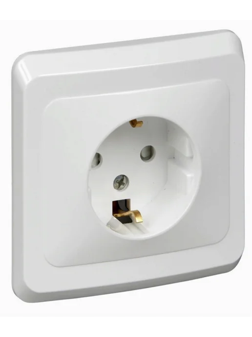 Systeme Electric Розетка силовая Систем Электрик Etude белый, PC16-004B, 2 шт, 2 шт, фото 2