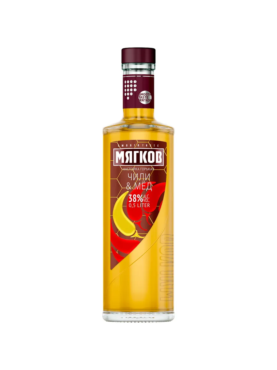 Настойка Мягков Чили и мёд 0,5 л