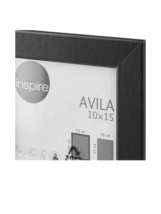 Inspire Рамка Avila 10x15 см цвет черный, 10x15 см, фото 3