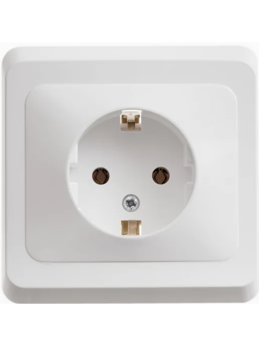 Systeme Electric Розетка силовая Систем Электрик Этюд белый, 2 шт, 2 шт, фото 2