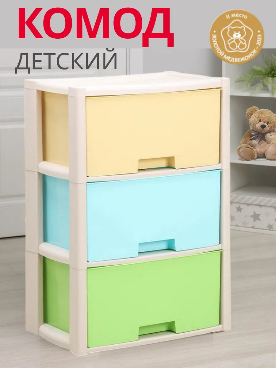 Комод детский пластиковый...