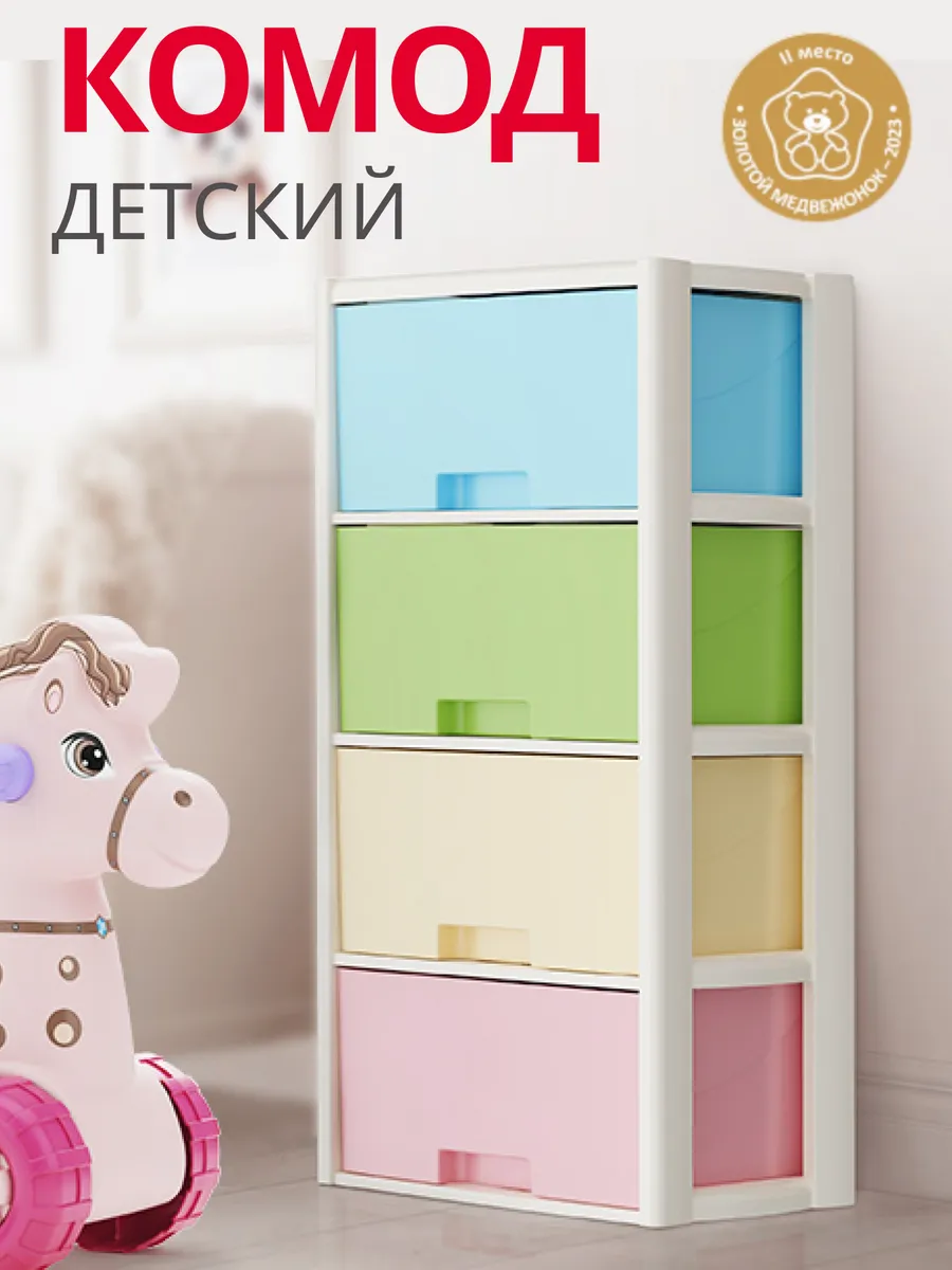 Комод детский пластиковый...