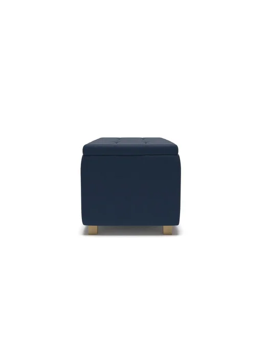 Soft Element Банкетка ОпенБокс Midnight с ящиком, в прихожую, велюр, черный, фото 4