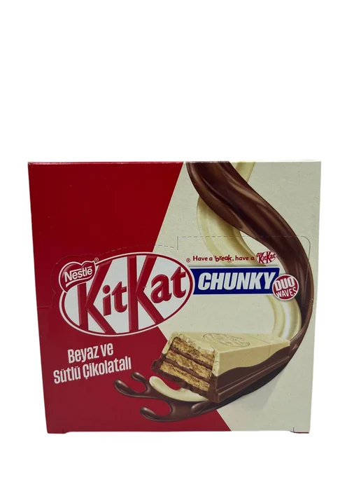 Kitkat Батончик КитКат в белом и молочном шоколаде, 12шт, 12 шт, фото 2