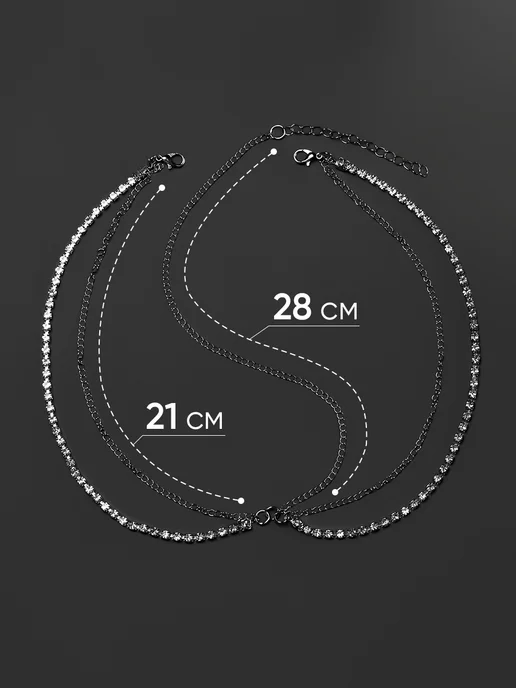 ClickClack Тика для волос украшение на голову этно, серый, фото 7