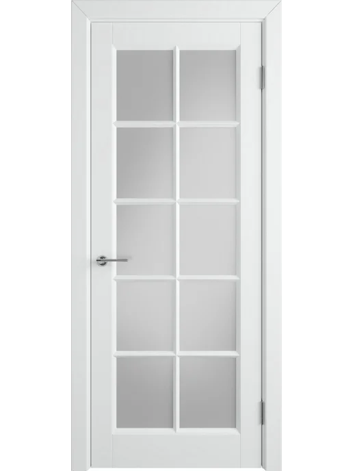 Владимирская Фабрика Дверей ДП 57ДО0 600*2000 Белая эмаль White Cloud, 600x2000