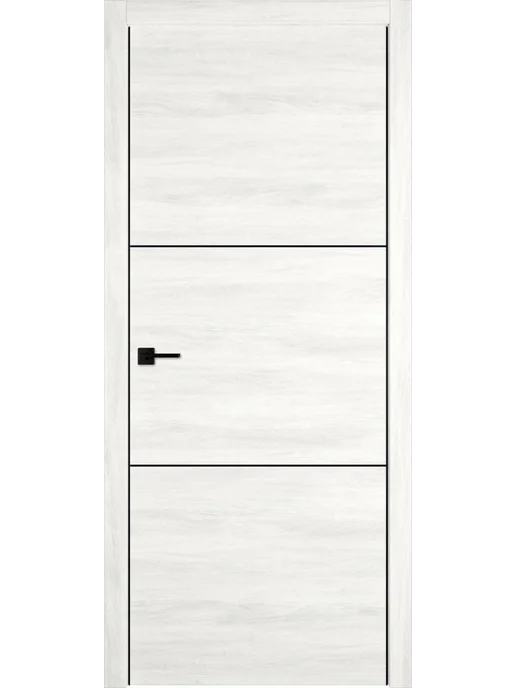 Владимирская Фабрика Дверей ДП Urban2 900*2000 Nord Vellum Black Mould BE (запил 1), 900x2000