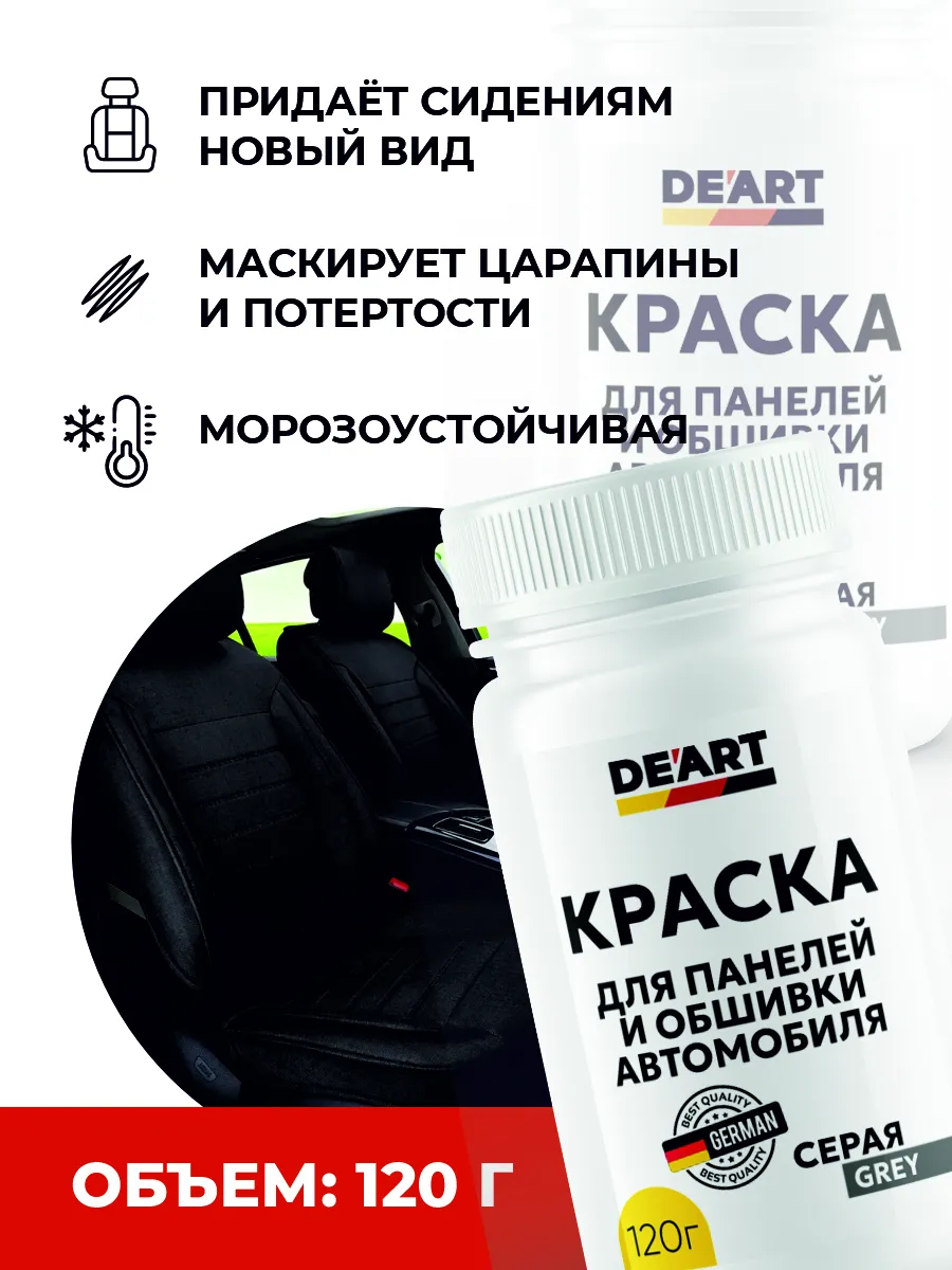 Краска для панели автомобиля серая фото 3
