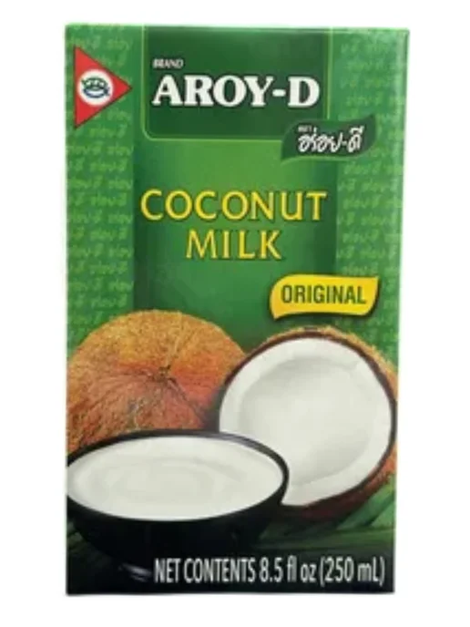Aroy-D Молоко кокосовое Original 19%, 250 мл 6 пачек, 250 мл, фото 3