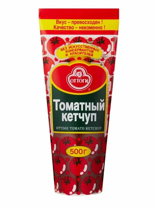 Ottogi Кетчуп Tomato Ketchup 500 г, 2 шт, 500 г, 2 шт, фото 3