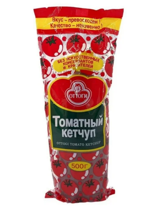 Ottogi Кетчуп Tomato Ketchup 500 г, 2 шт, 500 г, 2 шт, фото 4