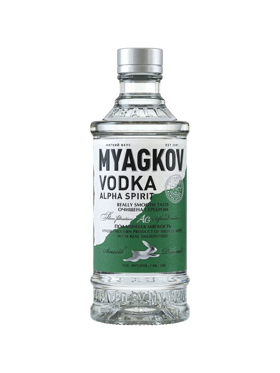 Водка Мягков Альфа 0,5 л