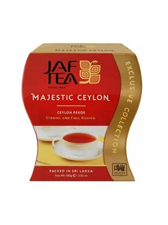 Чай черный листовой Джаф Ти Majestic Сeylon 100гр Jaf Tea 287729976 купить за 342 ₽ в интернет-магазине Wildberries