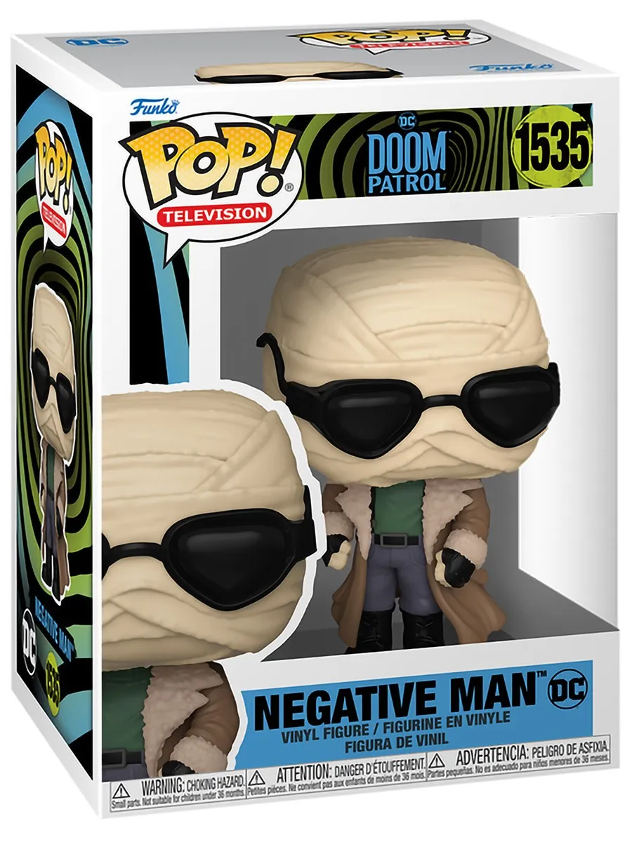 Фигурка Funko POP! TV DC Роковой патруль Negative Man