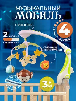 Мобиль в кроватку для новорожденных, музыкальный MandrToys 287765548 купить за 1 159 ₽ в интернет-магазине Wildberries