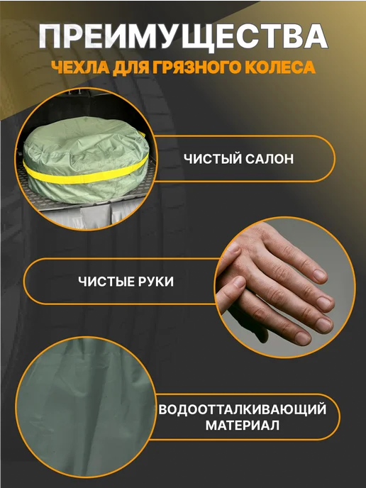 АртБинБэг Чехол на запасное колесо R18, вариант, фото 3