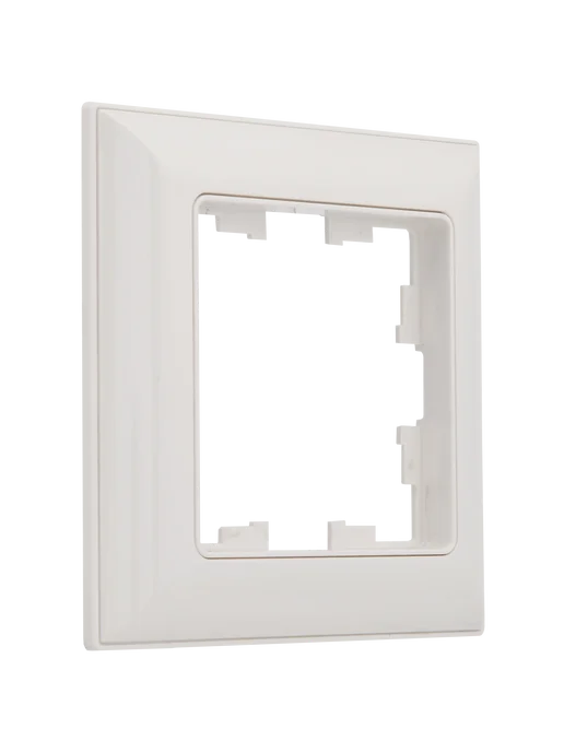 Iek Рамка однопостовая, 3D-форма, BRITE DECOR, белый, фото 2