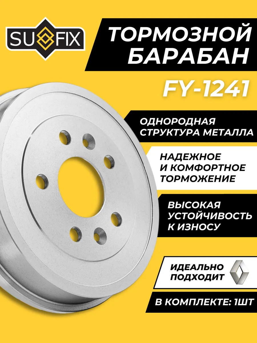 Тормозной Барабан Рено Дастер Каптюр Аркана Renault Duster