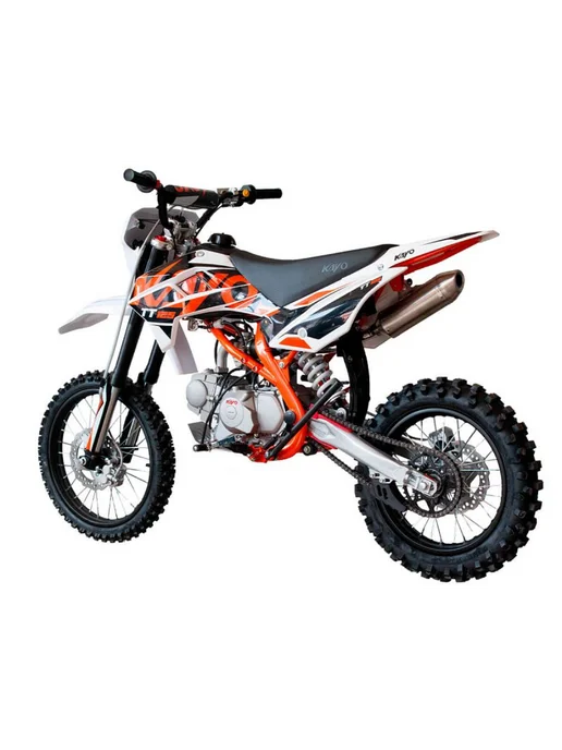 KAYO Питбайк BASIC K125EA 17 14 KRZ (эл. стартер), оранжевый, фото 3
