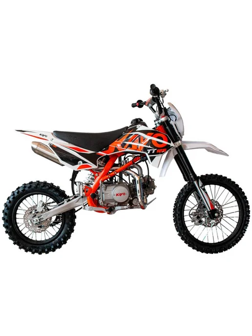 KAYO Питбайк BASIC K125EA 17 14 KRZ (эл. стартер), оранжевый, фото 5