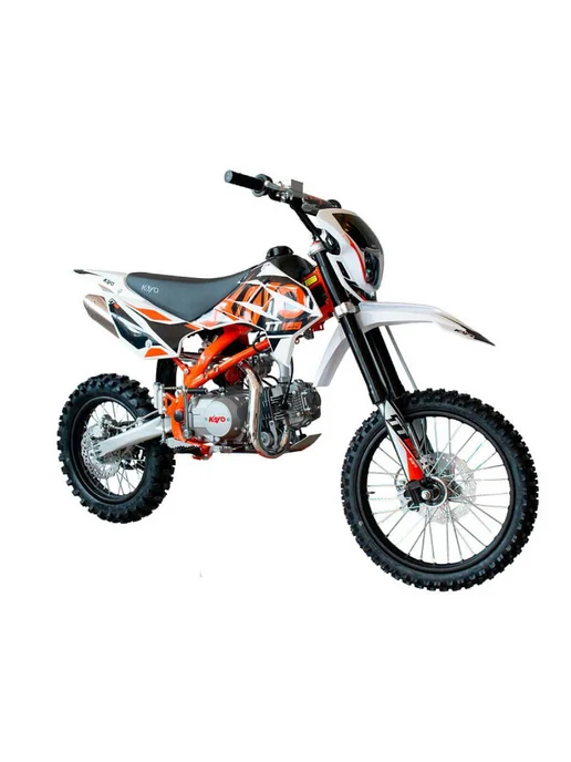 KAYO Питбайк BASIC K125EA 17 14 KRZ (эл. стартер), оранжевый, фото 7