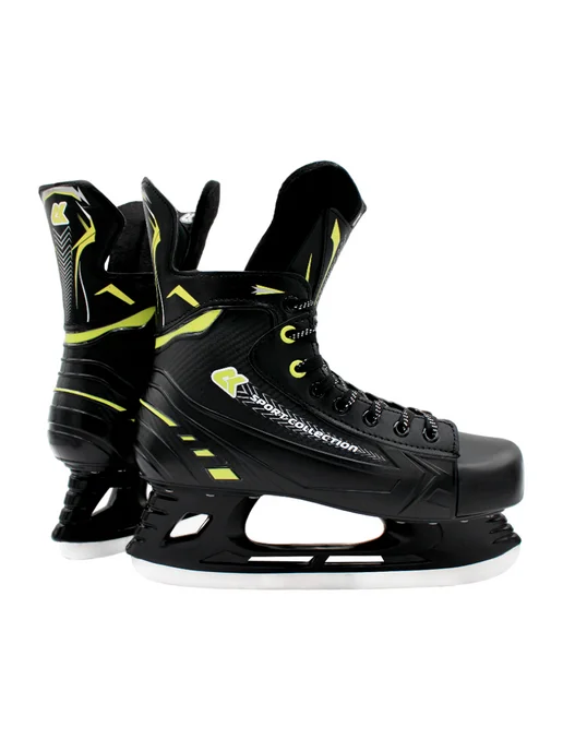 RGX Хоккейные коньки black green, черный, фото 7