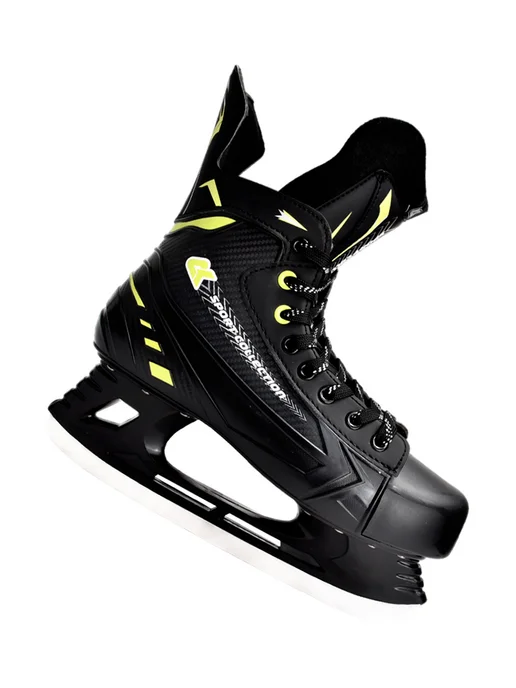 RGX Хоккейные коньки black green, черный, фото 8