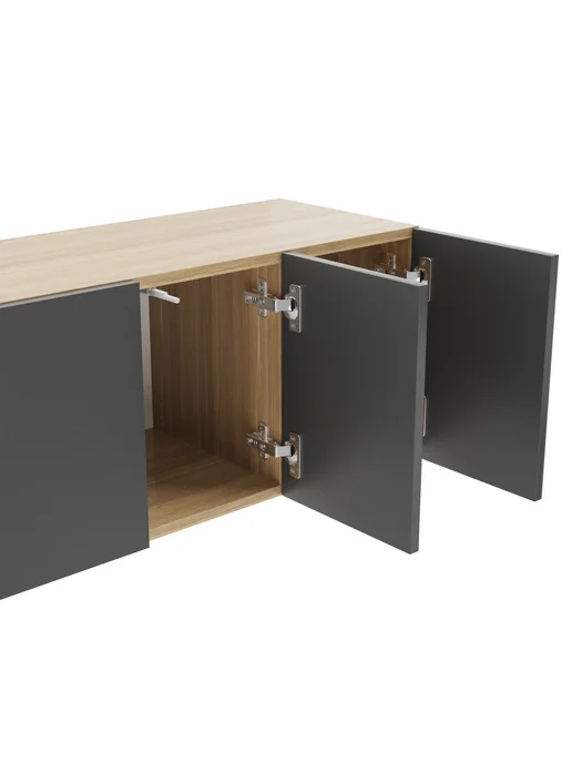 MD MetalDesign Тумба под ТВ MD 8226, 100х33х35 см, 100x33x35 см, фото 3