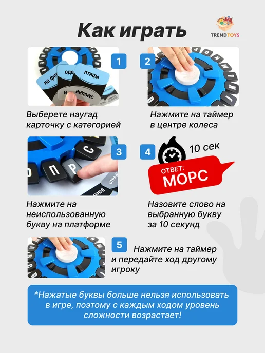 TrendToys Настольная игра Властелин слов, 36 шт, фото 6