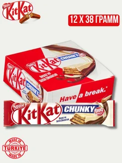 Шоколадный батончик КитКат Chunky Duo Waves 38 г х 12 шт KitKat 288119502 купить за 957 ₽ в интернет‑магазине Wildberries