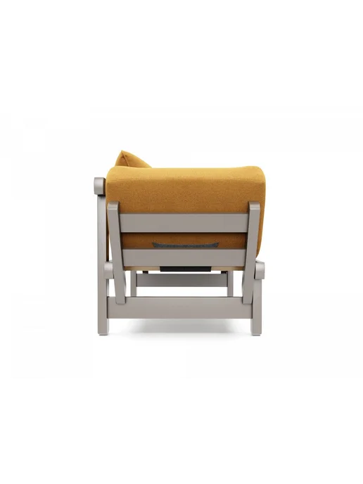 Soft Element Садовый диван кушетка Эльф-С на террасу и веранду, для бани, желтый, фото 3