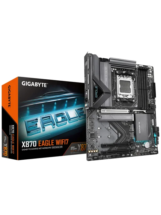 Материнская плата GIGABYTE X870 AORUS ELITE WIFI7 ICE, AM5, DDR5, WiFi, ATX, EAGLE WIFI7 AMD ATX, фото 4