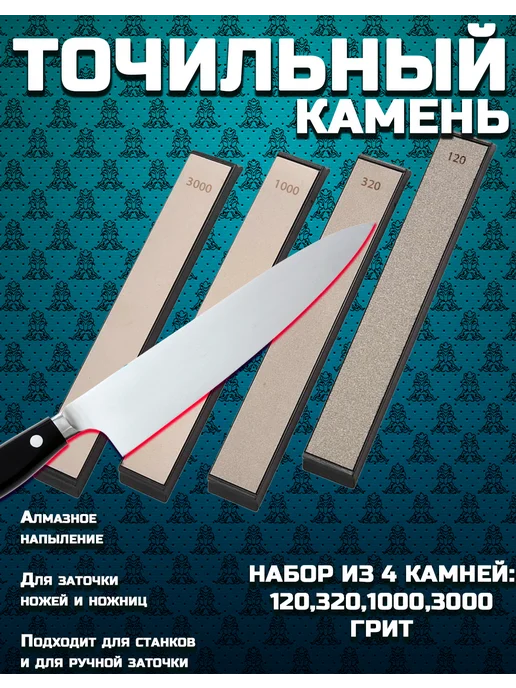 RUIXIN PRO Точильный камень для ножей набор из 8 штук, вариант