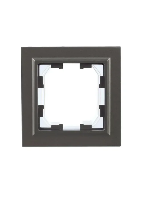 Iek Рамка однопостовая, IP44, Brite, серый, фото 2