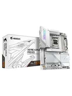 Материнская плата X870E AORUS PRO ICE AM5 AMD X870E ATX RTL Gigabyte 288608495 купить за 39 634 ₽ в интернет-магазине Wildberries