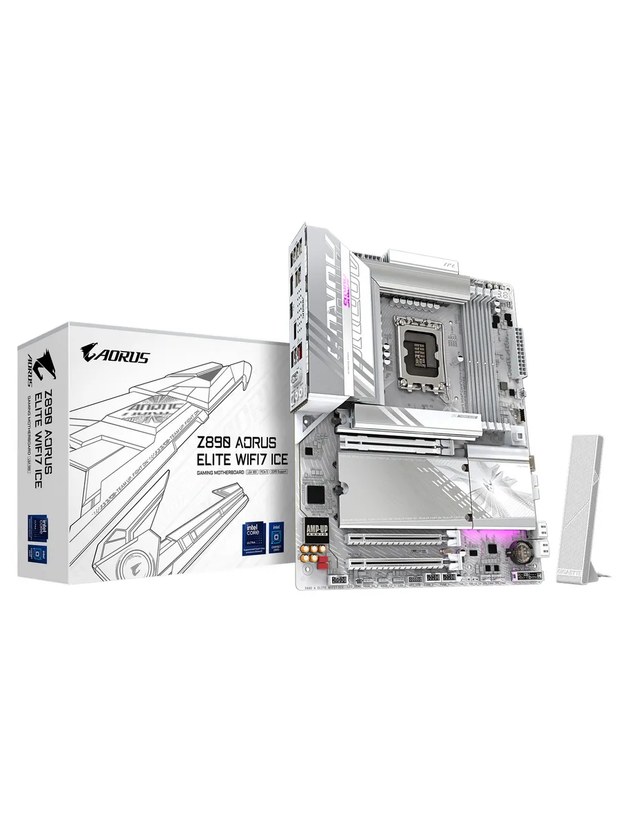 Gigabyte Материнская плата Z890 AORUS ELITE WIFI7 ICE LGA1851 Intel Z