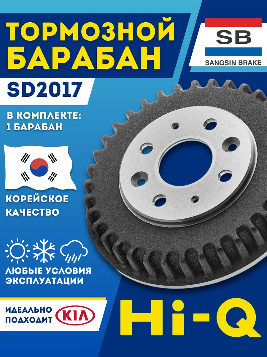 Барабан Тормозной Киа Спектра (ИЖ) Kia Spectra Церато Шума