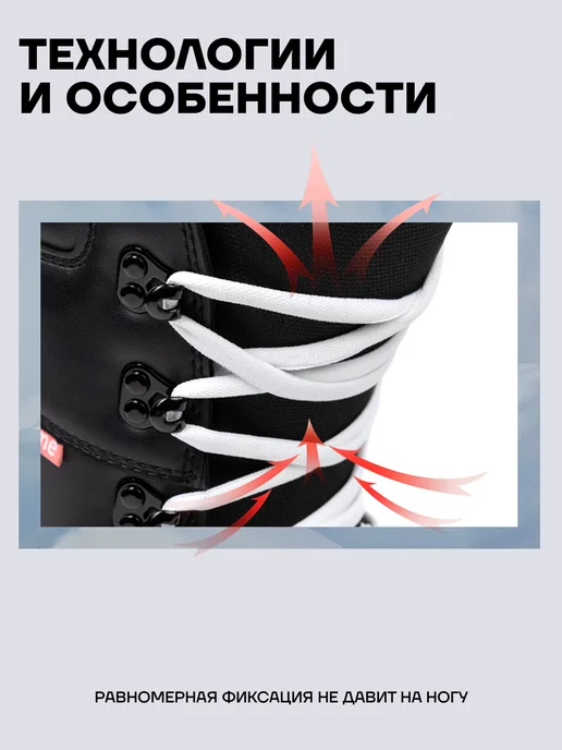 PRIME Snowboards Ботинки сноубордические женские PRIME - FUN F1, черный, фото 4