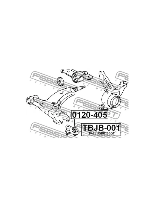 FEBEST Пыльник шаровой опоры TBJB-001 TBJB-001, вариант, фото 4