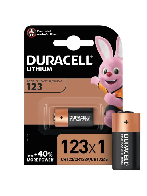 DURACELL Батарейка CR123 литиевая 3В 1 штука, вариант, фото 5