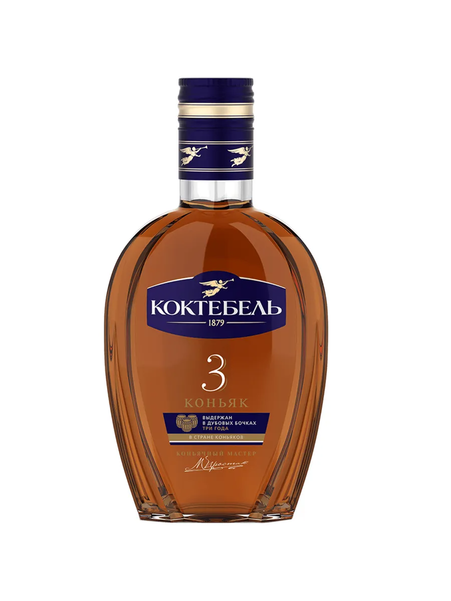 Коньяк Коктебель 3 года 0,25 л